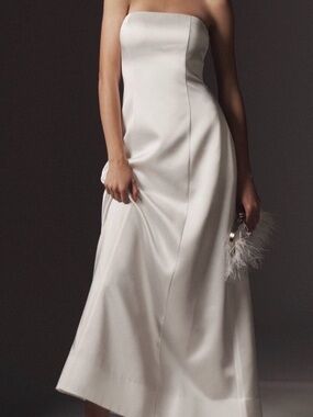 Mare Mare Piper Strapless White Dress